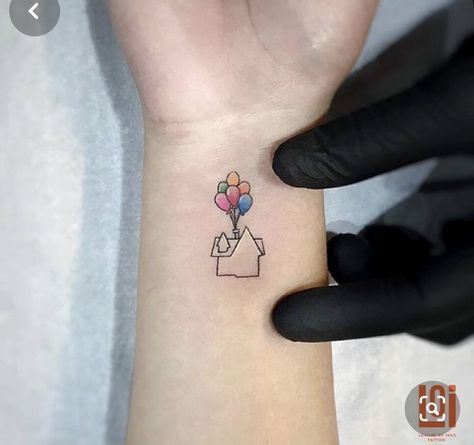 Disney Ohana Tattoo, Up Tattoo Disney, Minimalist Disney Tattoo, Disney Minimalist Tattoo, Tiny Disney Tattoo, Frozen Tattoo, Mini Tattoos For Women, Cute Disney Tattoos, Disney Inspired Tattoos