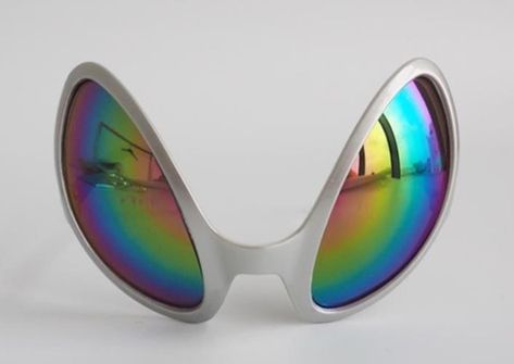 These fun, funky silver alien glasses are perfect for Halloween, cosplay, insects, comic cons, eclipse watch parties, theme parties and more! Spot clean. One size fits most adults and larger teens. Other alien costumes and accessories (ears, accessory sets, head boppers) are sold separately on our page – subject to availability.