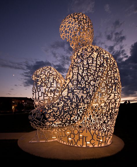 Water Park Ideas, Jaume Plensa, Architectural Ideas, Personal Investigation, Georgia Okeefe, Marine Art, Spanish Artists, Images And Words, Garden Art Sculptures