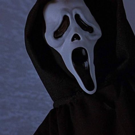 Ghostface Pfps, Billy Loomis X Stu Macher, Scream Icons, Mr Ghostface, Ghostface Mask, Scream Aesthetic, Scream Movies, What's Your Favorite Scary Movie, Scream 1