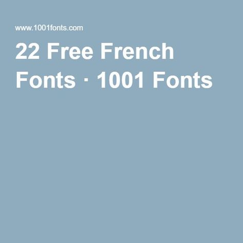 46 Free French Fonts · 1001 Fonts French Font, Free Fonts For Cricut, 1001 Fonts, Free In French, Online Fonts, Best Free Fonts, Free Fonts Download, Download Fonts, Free Fonts