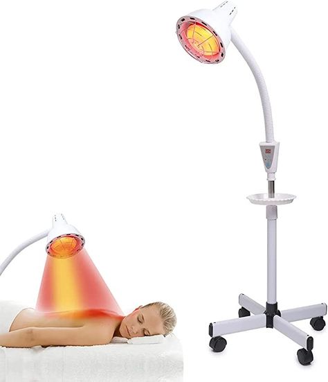 Infrared-Light-Red-Heat-Lamp-275W Light Therapy Lamp, Subcutaneous Tissue, Therapy Lamp, Heat Lamp, Infrared Light, Muscle Pain Relief, Salt Lamps, Heat Lamps, Joints Pain Relief