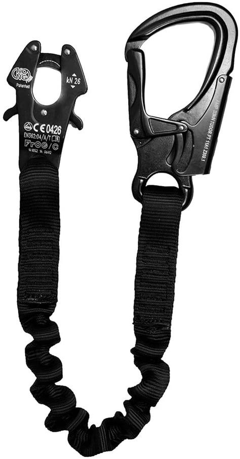 Amazon.com : Fusion Tactical 4ft 48"x1" Internal Elastic Bungee Military Police Personal Retention Helo Lanyard with Kong Frog Shackle Snap Hook 23kN Black : Sports & Outdoors Tactical Bag Accessories, Tactical Accessories, Tactical Wear, Grunge Accessories, Edc Tactical, Construction Safety, Fall Protection, Tactical Equipment, Cowgirl Costume