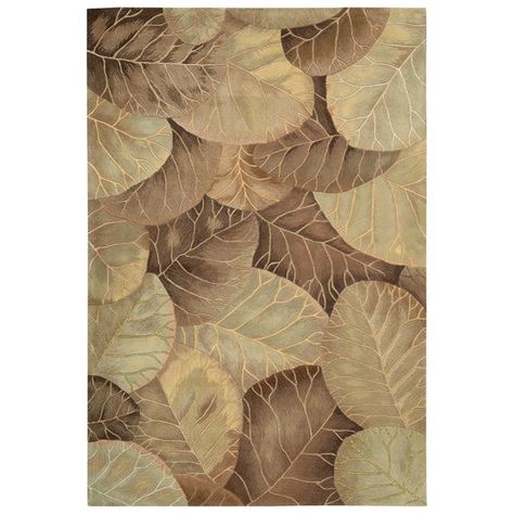 Nourison tropics rugs ts12 brown green buy online from the rug seller uk Tropical Area Rugs, Nourison Rugs, Hot House, Area Rug Collections, Rug Direct, Green Area Rugs, Brown Area Rugs, Brown Rug, Hand Tufted Rugs