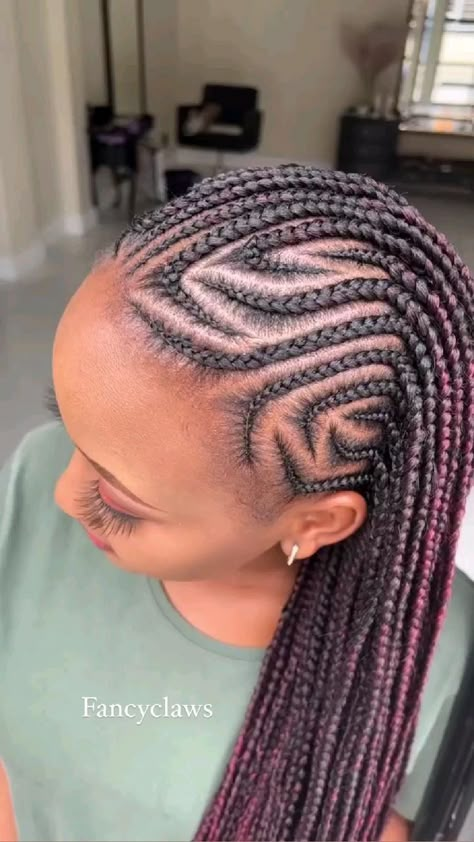 Pin on Natural Mary O Shuku Hairstyle, Best Cornrow Hairstyles, Cornrows Design, Corn Row Braids, Hairstyles For Big Foreheads, Braided Lines, Cornrow Designs, Cornrows Natural, Latest Hair Braids