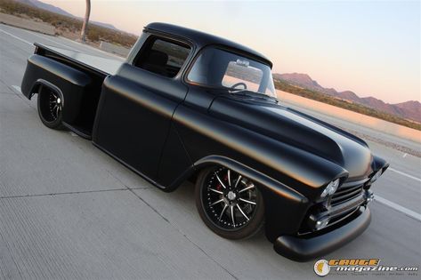 Gauge Magazine | Project 58 1958 Chevy Apache, 1958 Chevy Truck, Car Fabrication, Truck Pics, Chevy Apache, Chevy Stepside, Chevy Van, Truck Yeah, Gm Trucks