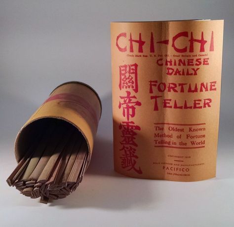 Ohio Thrift, 4/22/15: CHI-CHI Chinese Daily Fortune Teller (1930's) Chinese Fortune Teller, Divination Methods, Fortune Telling, Fortune Teller, Psychic Abilities, Oracle Cards, Runes, Ohio