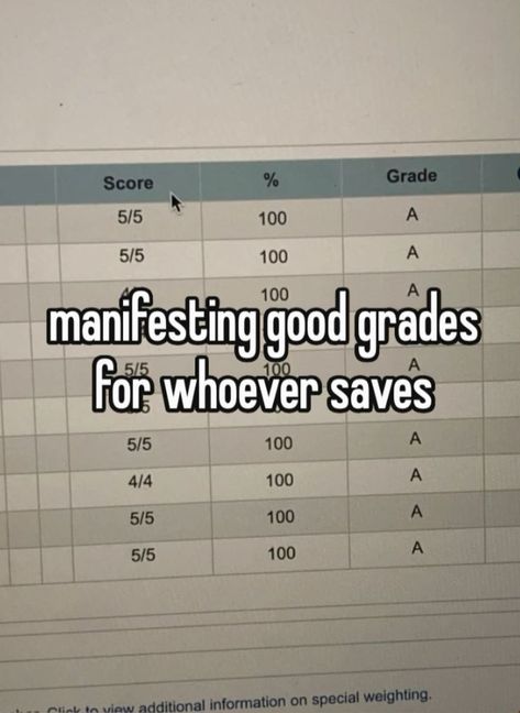 Manifestation Of Good Grades, Manifest For Good Grades, Quotes For Last Day Of School, Grade 12 Aesthetic, Get Good Grades Aesthetic, Good Grade Motivation, Study Cards Ideas, Sat Manifestation, Grade A+ Aesthetic