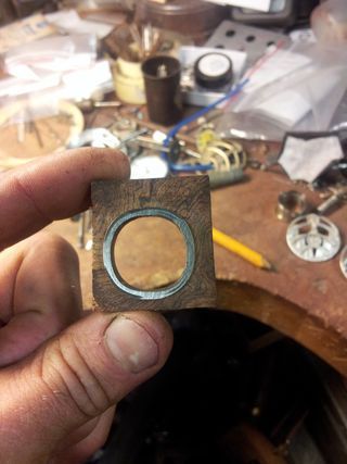 Picture of Assembing the Parts Make A Ring Diy Jewelry, Wood Rings Diy, Wooden Rings Diy, Making Rings, Inlaid Wood, Wood Resin Jewelry, Diy Ring, Jewelry Wood, How To Make Rings