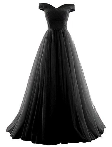 Wedding Evening Gown, Black Ball Gown, Long Sleeve Evening Gowns, Tulle Evening Dress, Yule Ball, Dresses Formal Elegant, Princess Ball Gowns, Long Sleeve Gown, Bridal Party Dresses