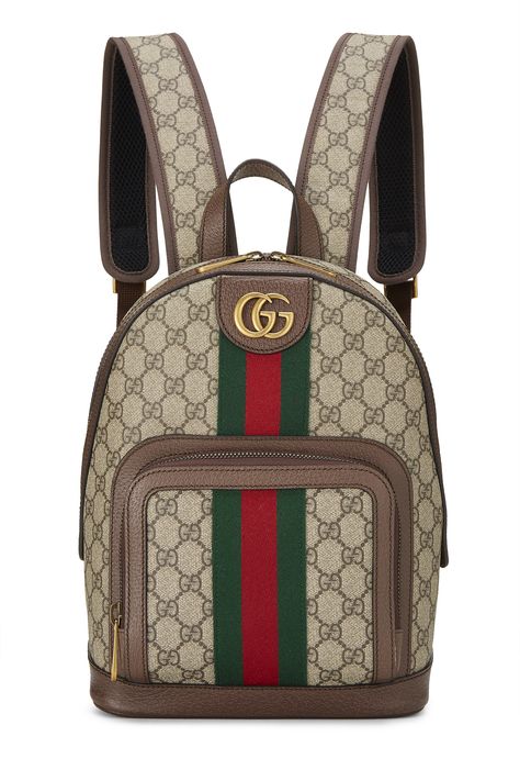 Gucci Backpack, Vintage Designer Bags, Cow Boy, Small Backpack, Vuitton Bag, Metallic Logo, Thom Browne, Baby Bag, Back Strap