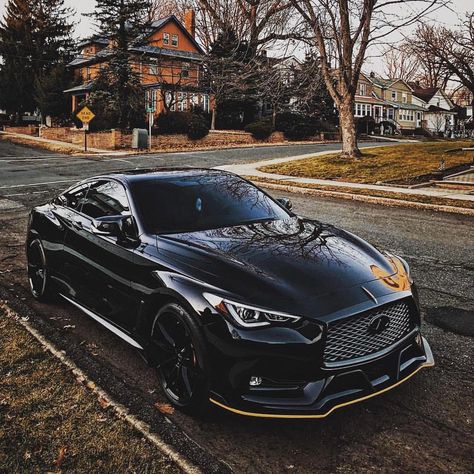 Infiniti Q60 on black. Would you get one for yourself ? Follow @supermagnetcars 👈🏻🇳🇿🇯🇵♥️🔥💯💪🏼 Infinity Suv, Infiniti Sedan, Dream Cars Lexus, Slammed Cars, New Sports Cars, Infiniti G37, Infiniti Q50, Mc Laren, Nissan Infiniti