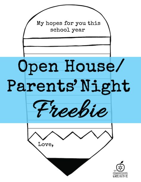 This is a great activity for open house or Parents' night! Back To School Poem, Open House Ideas, Open House Night, Curriculum Night, Poems About School, Open House Invitation, Parent Night, Parenting Plan, Back To School Night