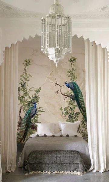 All Digital Print Murals – Page 27 – Walls Republic US Peacock Wallpaper, Styl Shabby Chic, Forest Mural, Tropical Bedrooms, Peacock Decor, Bedroom Murals, Commercial Wallpaper, Tropical Wallpaper, Forest Wallpaper