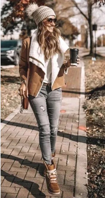 Trending Fashion Ideas, Edgy Fashion Outfits, Winter Outfits Ideas, Trendy Spring Outfits, Winter Fashion Outfits Casual, Fashion Outfits Casual, Womens Outfits, Cute Winter Outfits, Wardrobe Outfits