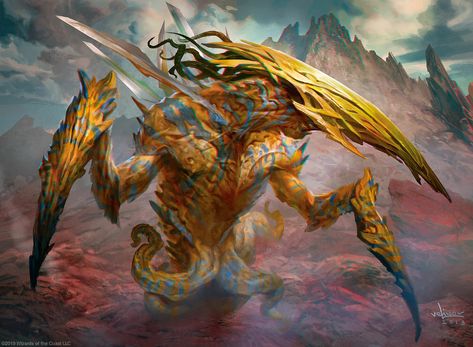 Fantasy Card Game, Lovecraftian Horror, Beast Creature, Mtg Art, Fantasy Beasts, Monster Concept Art, Alien Creatures, Art Fantasy, Fantasy Concept Art