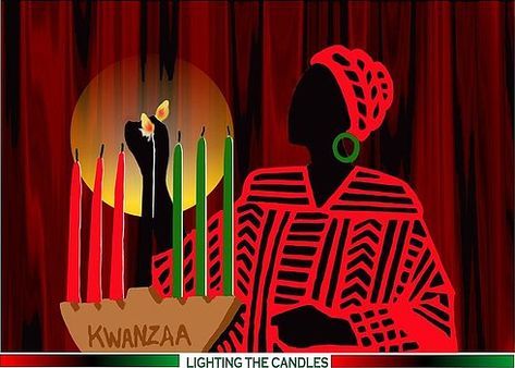 Diy Kwanzaa Decorations, Kwanzaa Decorations, Kwanzaa Principles, Happy Kwanzaa, Street Art Banksy, African Heritage, Winter Festival, Kwanzaa, Day For Night