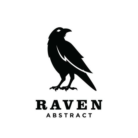 1,100+ Raven Tattoo Stock Photos, Pictures & Royalty-Free Images - iStock | Crow Tattoo Sisters, Crow Silhouette, Skull Anatomy, Raven Logo, Raven Bird, Logo Icon Design, Raven Tattoo, Abstract Graphic Design, Magic Women