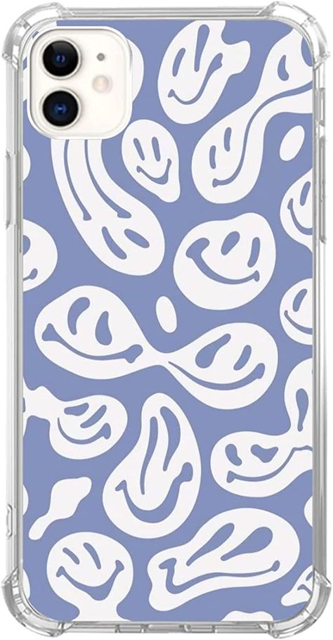 Cute Phone Cases Smiley Face, Blue Cases, Wearable Technology, Cute Phone Cases, Smile Face, Smiley Face, Case For Iphone, Smiley, For Girls