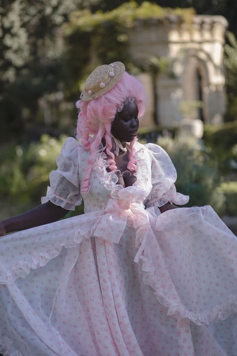 Bubblegum Witch, Princess Wardrobe, Rococo Aesthetic, Princesscore Aesthetic, Puffy Skirt, The Cinema, Black Femininity, Princess Aesthetic, Marie Antoinette