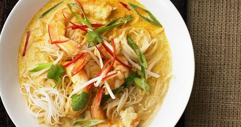 Laksa Soup Recipe, Dinner Dessert Ideas, Laksa Recipe, Lamb Korma, Laksa Soup, Asian Soup Recipes, Canned Soup, Cranberry Chutney, Baking With Honey