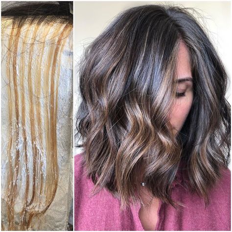 Jamie Pressman on Instagram: “The breakdown: blondor with 30V lifted to an 8/9 and toned with 7VB, 8T and 8V Redken Shades EQ. In order to get this neutral to ash tone…” Hair Color Placement, Balayage Hair Tutorial, Redken Hair Color, Couture Hairstyles, Redken Hair Products, Redken Shades, Hair Color Formulas, Redken Shades Eq, Balayage Hair