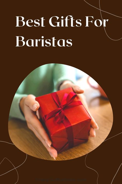 Baristas live, breathe, and of course, drink coffee. But how can you pick the best gifts for baristas who know so much about this drink? This list features awesome presents for the special barista in your life, whether they are your partner, close friend, or your favorite staff member at your go-to coffee shop. Any of these coffee gifts is sure to bring a smile to their face! #coffee #giftideas Portable Espresso Maker, Diy Coffee Station, Coffee Pins, Barista Gift, Diy Coffee Bar, Farmhouse Coffee Bar, Coffee Scale, Coffee Roastery, Coffee Barista