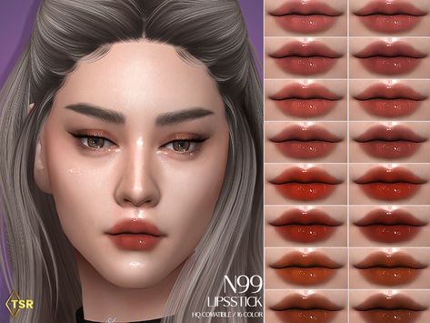 Mod Makeup, Light Lipstick, Sims 4 Challenges, Makeup Cc, The Sims 4 Packs, Sims 4 Cc Makeup, Sims 4 Cc Skin, Sims 4 Teen, Sims 4 Dresses