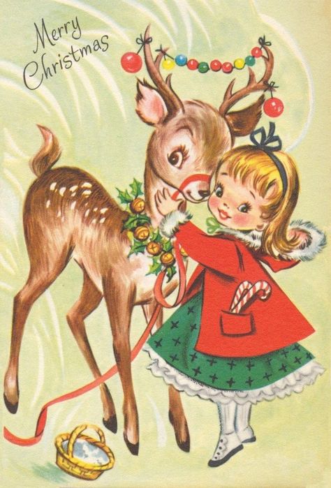 vintage chrtistmas vintage christmas decoration vintage christmas outfit vintage Christmas dress vintage christmas decor ideas vintage christmas images vintage christmas aesthetic Paint Bunny, Images Noêl Vintages, Christmas Card Display, Vintage Holiday Cards, A Vintage Christmas, Vintage Christmas Images, Christmas Look, Vintage Xmas, Christmas Illustrations