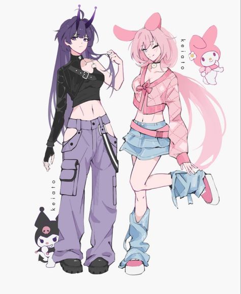 My Melody Outfit, Walpaper Hello Kitty, Kuromi Melody, Love This Pic, Characters Inspiration Drawing, Honkai Impact 3rd, Kitty Drawing, Hello Kitty Drawing, Hello Kitty Art