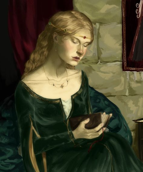 Queen Alysanne, Alysanne Targaryen, Medieval Painting, Art Medieval, Seven Kingdoms, Medieval Paintings, Targaryen Art, Asoiaf Art, Targaryen Aesthetic