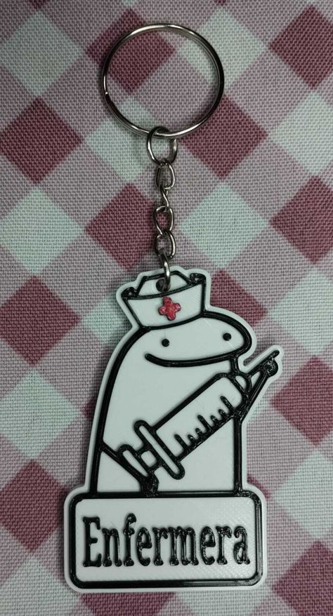 Nurse Template, Nurse Keychain, Health Day, A Sign, Halloween Fun, Jewelry Art, 3d Printing, Cool Designs, Tops Designs