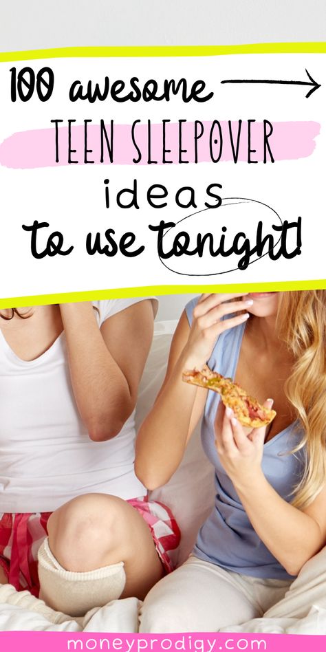 Sleepover ideas for teenagers friends - these activities, games, and DIY projects are SO awesome. They'll be perfect for my teenager and her friends! Such fun sleepover ideas we never would've thought of. Things to do at a sleepover for teens. Stuff to do for bored teens. #teenlife #sleepovers #boredteen Teen Sleepover Games, Sleepover Ideas For Teenagers, Teenager Activities, Teen Sleepover Ideas, Fun Sleepover Games, Birthday Sleepover Ideas, Teen Sleepover, Teen Friends, Girl Sleepover