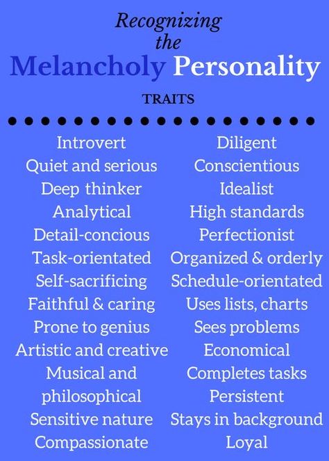 I think Its me! 😅😁 but I would say ..Im a cheerful reliable peaceful friendly and fast melancholic person !😜😃😁 I would like to be More calm and not to worry deeply like a phlegmatic person !:) I rarely get annoyed, angry, or noisy , etc so I have very little in common with the choleric temperament ...what about you guys! :)) Melancholy Personality, Melancholic Personality, Melancholic Temperament, Sanguine Personality, Phlegmatic Personality, 4 Temperaments, Temperament Types, Sensitive Soul, Over Sensitive