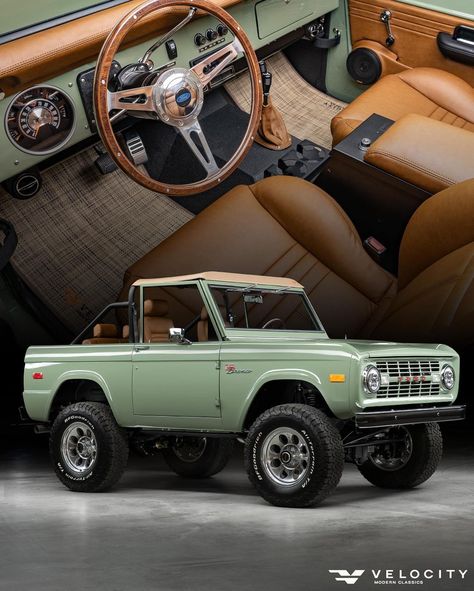 Ford Bronco Old, Green Ford Bronco, 1966 Bronco, Bronco Colors, Old Ford Bronco, Andrea Lopez, Broncos Colors, Green Jeep, Classic Bronco