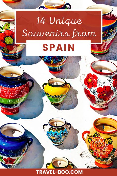 14 Unique Spanish Souvenirs to Buy on a Trip to Spain! | Travel-Boo Europe Travel Blog Spanish Souvenirs, Seville Spain Travel, Spain Souvenirs, Rota Spain, Madrid Spain Travel, Best Souvenirs, Barcelona Spain Travel, Trip To Spain, Cadiz Spain