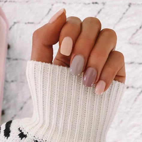 Gel polish is incredibly long-lasting but can be equally as damaging. Here, you'll learn which alternatives to gel nails are right for you. Gel Nails Over Natural Nails, Nutrel Gel Nails, Different Coloured Nails, Different Colour Nails, Coffin Art, Gel Polish Nails, Nails Grunge, Nails Gel Polish, Mani Ideas