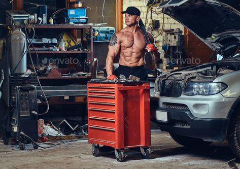 Mechanics Photography, Mechanic Man, Muscle Man, Graphic Design Programs, Photography Jobs, Man Model, Graphic Design Photography, Men Model, Abstract Photos