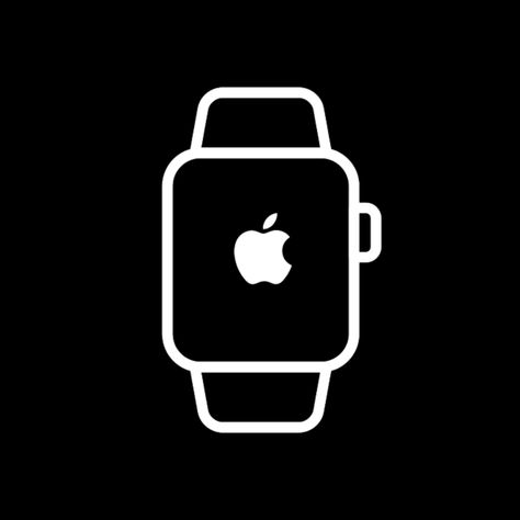 Apple Watch App Icon, Watch Icon, All Apps Icon, Black Apple Watch, App Ikon, Instagram Black Theme, Logo Online Shop, Logo Application, Application Iphone