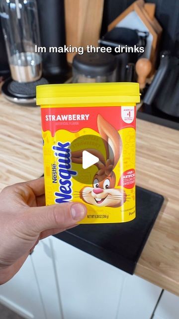 Strawberry Nesquik Recipes, Nesquick Recipe, Nesquik Recipes, Strawberry Nesquik, Making Drinks, Coffee Tea, Tea, Drinks, Coffee