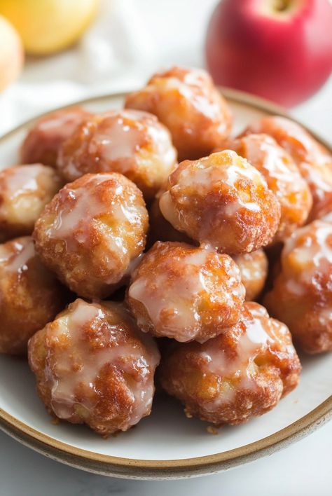 Apple Fritters are the ultimate comfort food, combining the crispiness of fried dough with the sweet and tart flavor of apples. These warm, golden fritters are spiced with cinnamon and filled with juicy apple chunks, making them the perfect treat for breakfast or dessert. Drizzled with a smooth vanilla glaze, they’re irresistibly delicious and will […] Amish Apple Fritters Recipe, Apple Fritters Recipe Easy, Easy Apple Fritters Recipe, Apple Fritters Recipe, Baked Apple Fritters, Apple Donuts, Fritters Recipe, Apple Varieties, Fried Apples