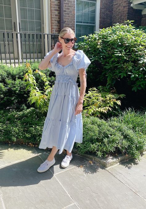 What I Wore the Second Week of April 2022 – Closetful of Clothes July Fourth, Third Baby, Getting Dressed, Tent Dress, Current Styles, First Week, Flowy Tops, Nursing Shirts, Two Piece Dress