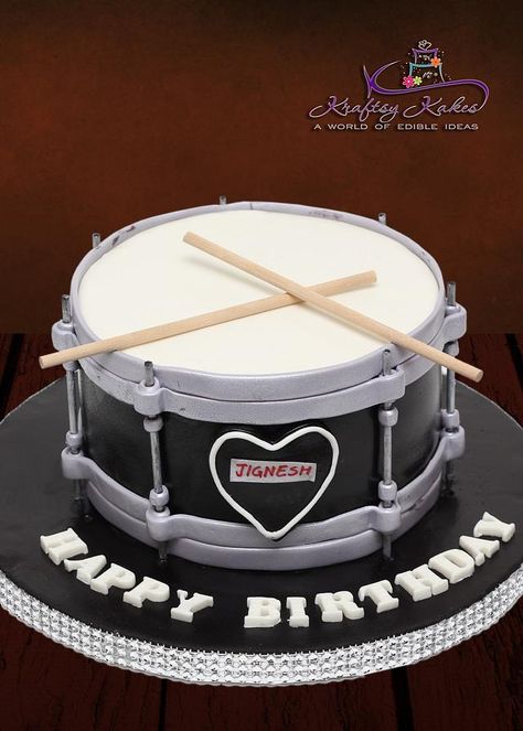 Drum Birthday Cakes, Drum Birthday, Music Cakes, Music Cake, Inside Cake, Fabulous Cakes, Drum Cake, Fall Cakes, Music Birthday