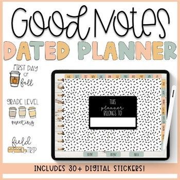 Goodnotes Digital Teacher Planner l Calm Pastel Digital Planner With Stickers weeklyplannerfreeprintable #homeschoolplanner #socialplanner. Digital Planner Ideas, Digital Teacher Planner, Ultimate Planner, Image Stickers, Daily Planner Pages, Business Writing, Homeschool Planner, Perfect Planner, Meeting Notes