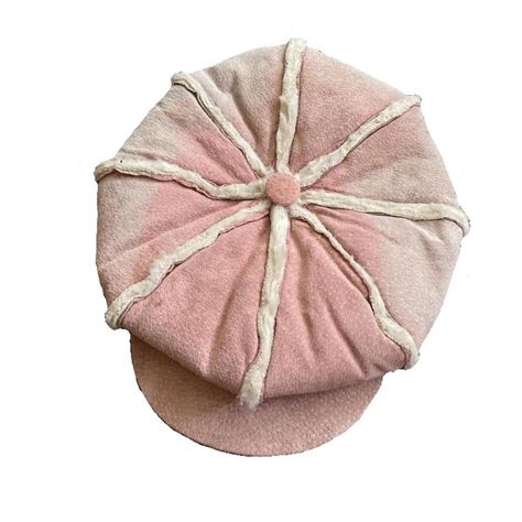 Pink suede leather Fur-lined vintage Y2k paper boy... - Depop Paper Boy Hat, Generator Accessories, Paper Boy, Aesthetic Look, Virtual Stylist, White Hat, Bratz Doll, Pink Suede, Hat Hairstyles