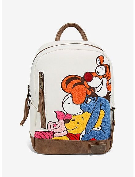 Loungefly Disney Winnie the Pooh Chenille Mini Backpack, Disney Bags Backpacks, Loungefly Mini Backpack, Disney Purse, Cute Mini Backpacks, Pooh And Friends, Loungefly Bag, Disney Handbags, Disney Bag, Loungefly Disney