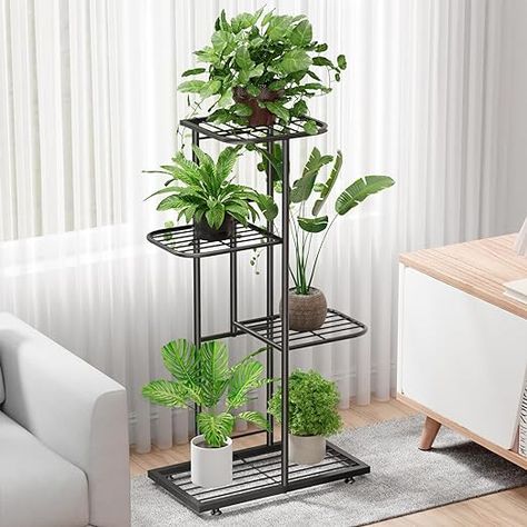 It can be multipurpose shelf, it can also be use in the bathroom Corner Plant, Support Pour Plante, Balcony Flowers, Plant Stands Outdoor, Living Room Plants, Support Plante, Balcony Plants, Metal Plant Stand, Tall Flowers