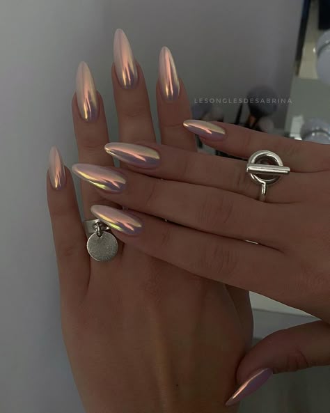 Chrome Nails Summer, Nails Summer 2023, Nails Summer, Chrome Nails, Mani Pedi, Nails Inspo, Nails Makeup, Summer 2023, Nails Ideas