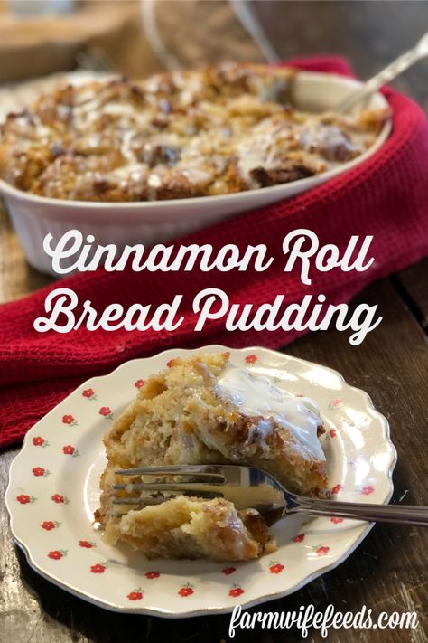 Cinnamon Roll Bread Pudding, A2 Milk, Cinnamon Roll Bread, Dessert Board, Sweet Breakfast Treats, Mom Recipes, Coffee Treats, Orange Glaze, Bread Pudding Recipe