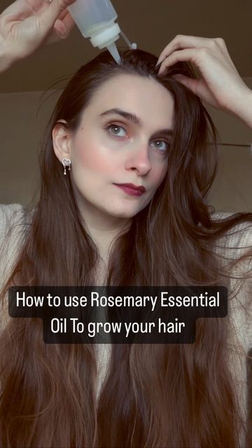 How To Apply Castor Oil To Hair, How To Apply Rosemary Oil To Hair, Long Hair Community, Rosemary Essential Oil, Hair Care Recipes, Oily Scalp, Carrier Oil, Rosemary Oil, Essential Oils Rosemary